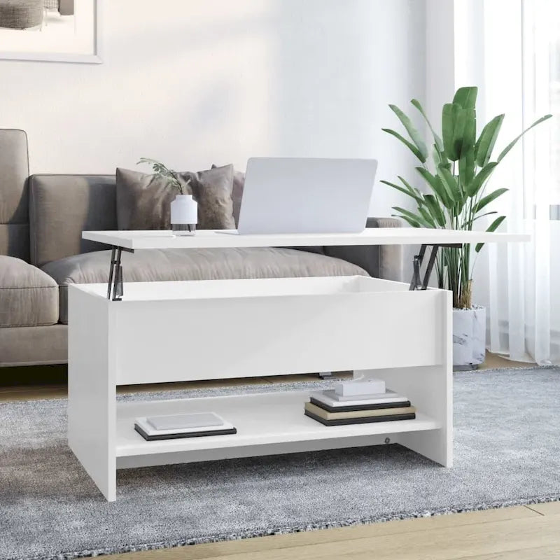 Coffee Table with Lift Top – Engineered Wood, 31.5 x 19.7 x 16.7"