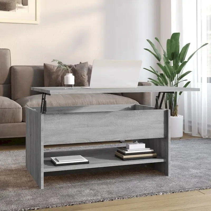Coffee Table with Lift Top – Engineered Wood, 31.5 x 19.7 x 16.7"