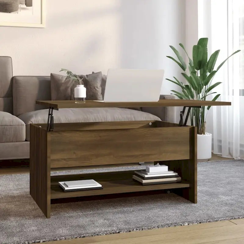 Coffee Table with Lift Top – Engineered Wood, 31.5 x 19.7 x 16.7"