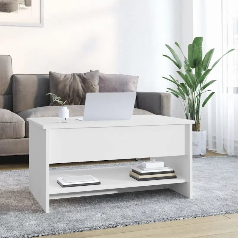 Coffee Table with Lift Top – Engineered Wood, 31.5 x 19.7 x 16.7"