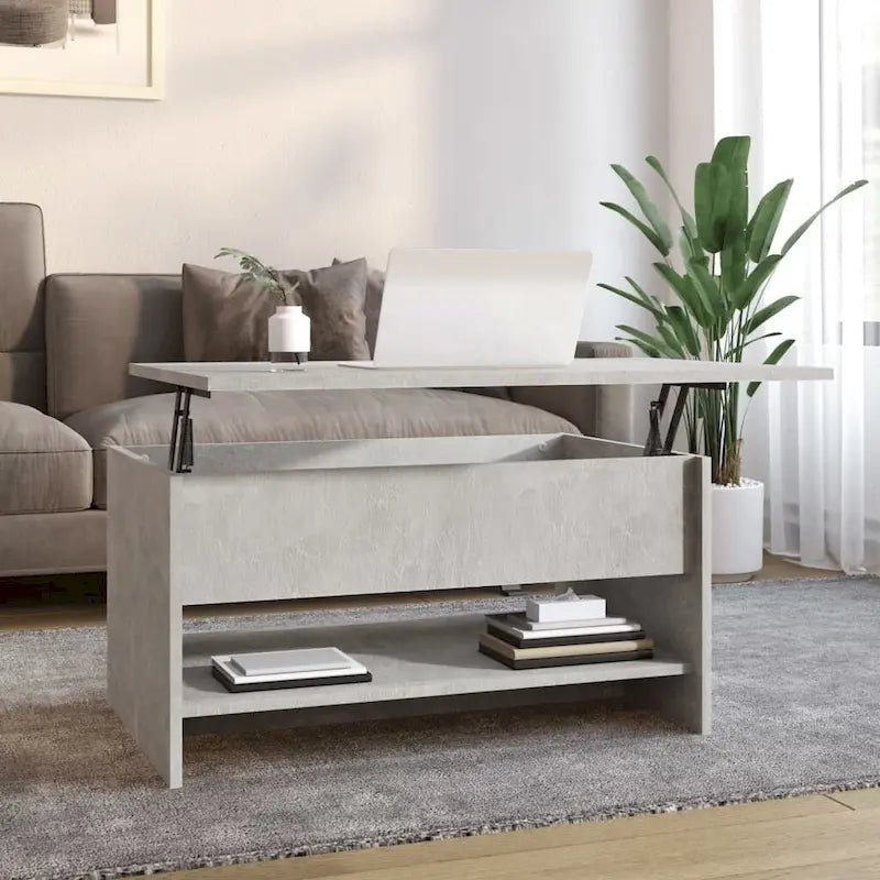 Coffee Table with Lift Top – Engineered Wood, 31.5 x 19.7 x 16.7"