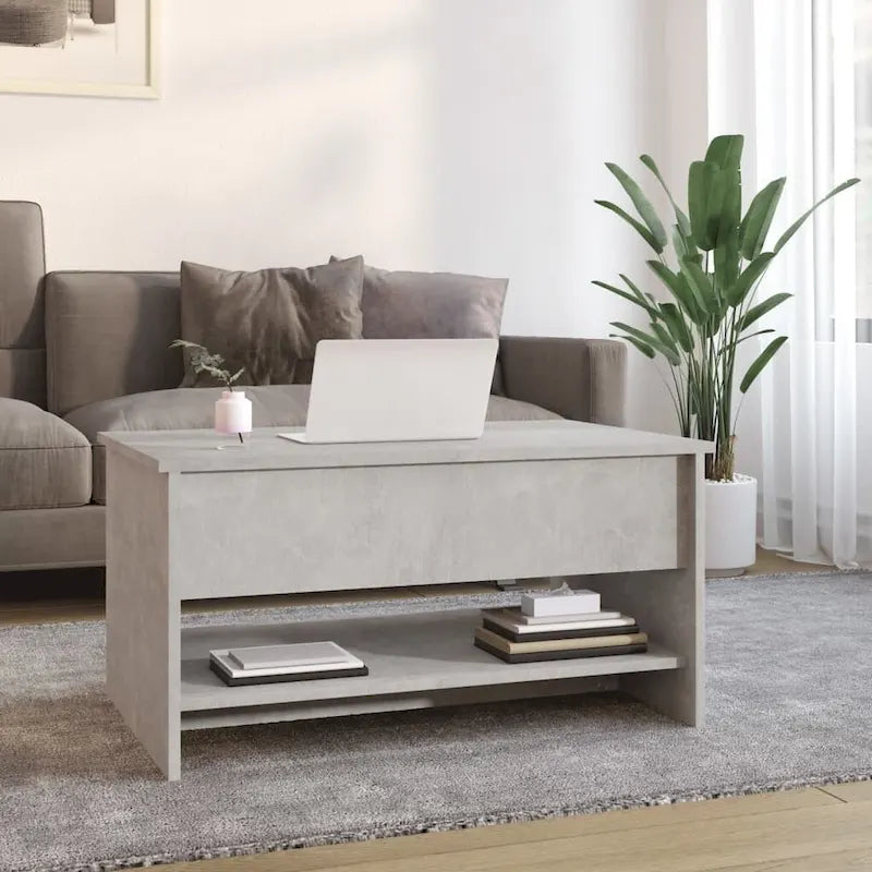 Coffee Table with Lift Top – Engineered Wood, 31.5 x 19.7 x 16.7"