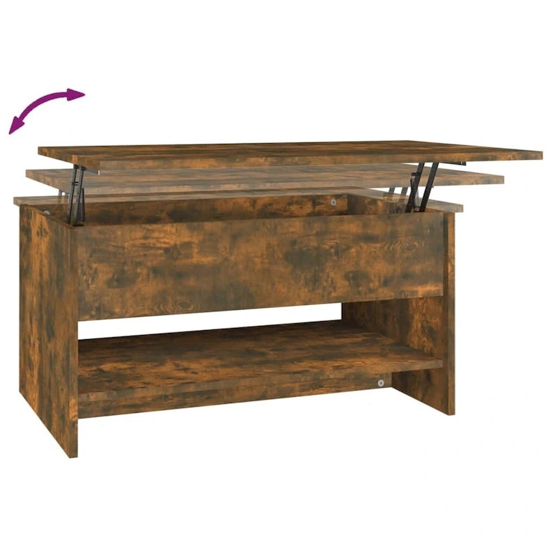 Coffee Table with Lift Top – Engineered Wood, 31.5 x 19.7 x 16.7"