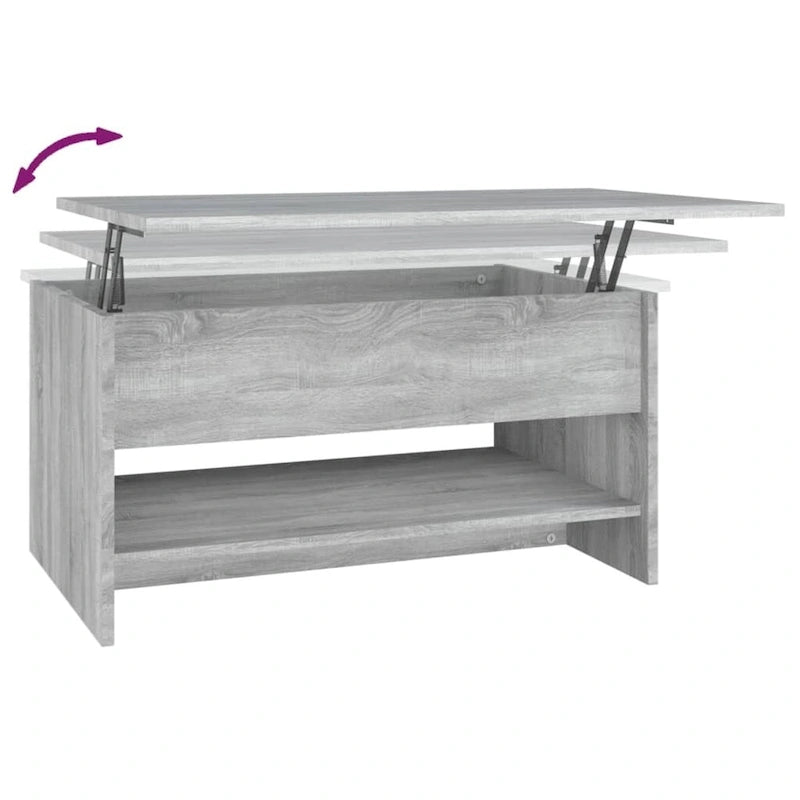 Coffee Table with Lift Top – Engineered Wood, 31.5 x 19.7 x 16.7"