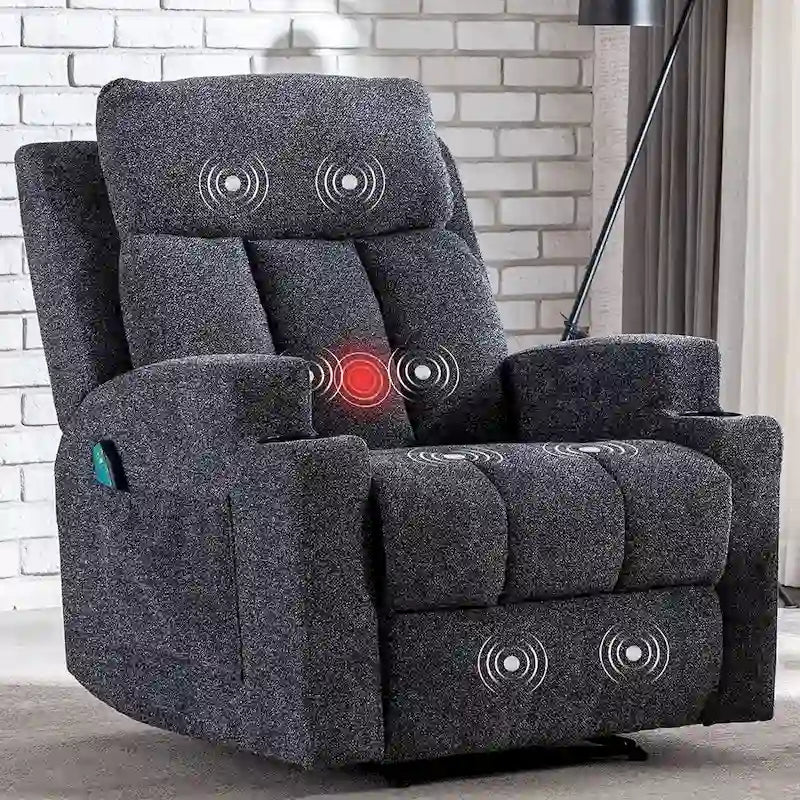 Massage Recliner Chair with Heat and Vibration
