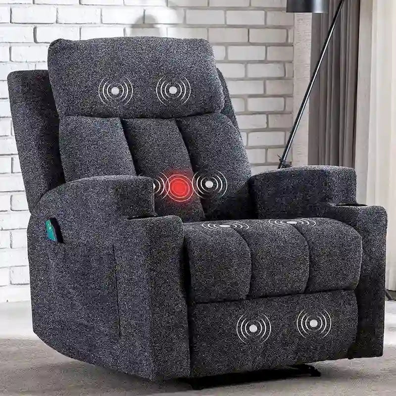 Massage Recliner Chair with Heat and Vibration