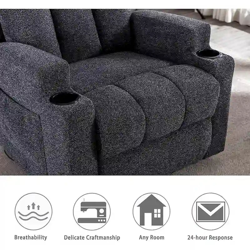 Massage Recliner Chair with Heat and Vibration