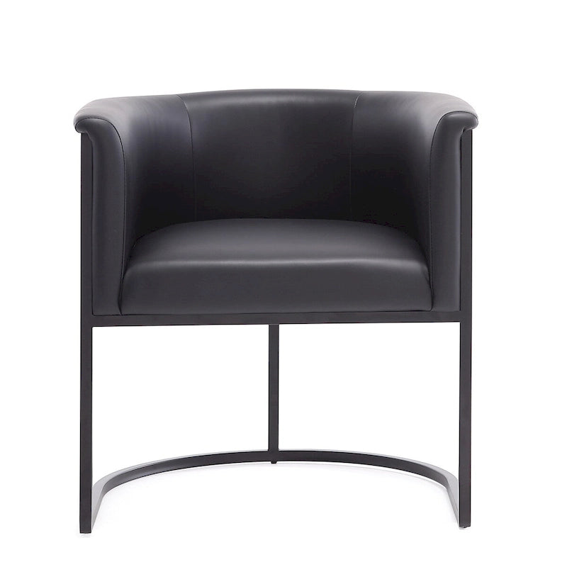 Mid-Century Modern Art-Deco Industrial Dining Chair