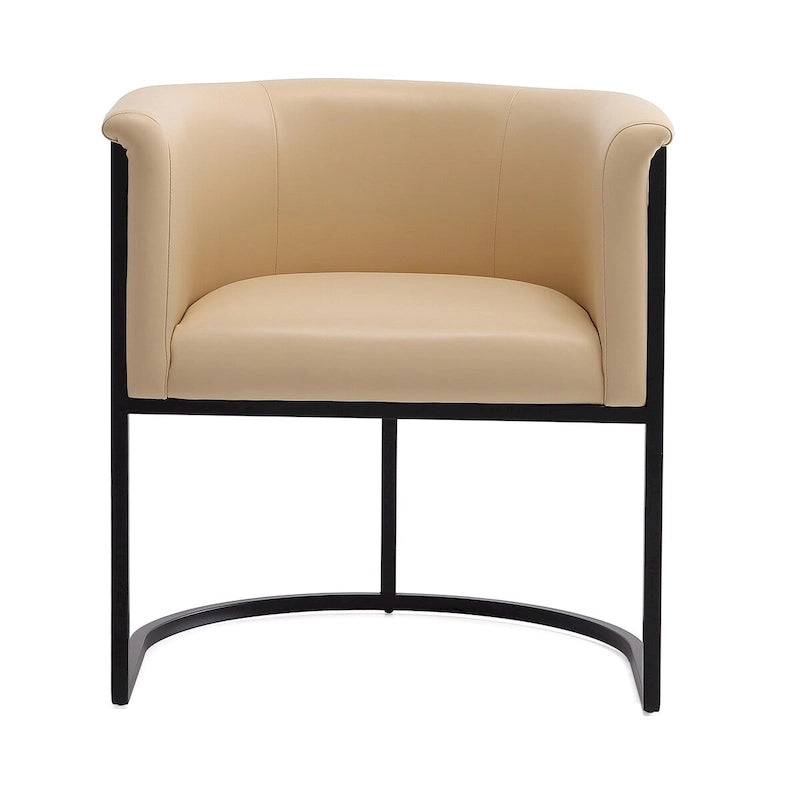 Mid-Century Modern Art-Deco Industrial Dining Chair