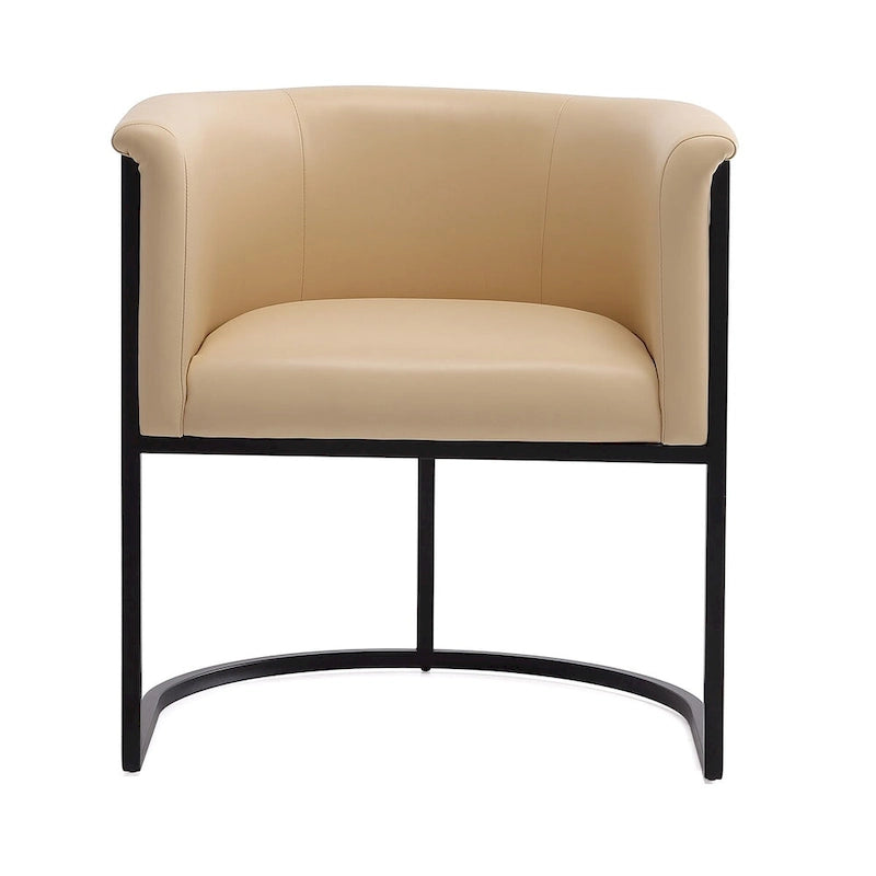 Mid-Century Modern Art-Deco Industrial Dining Chair