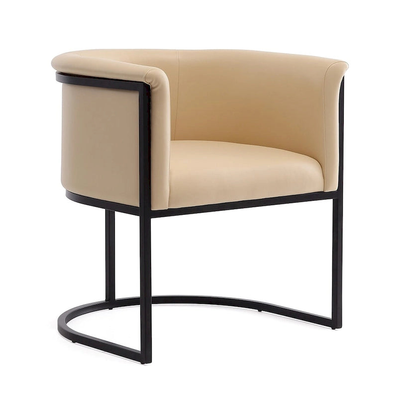 Mid-Century Modern Art-Deco Industrial Dining Chair