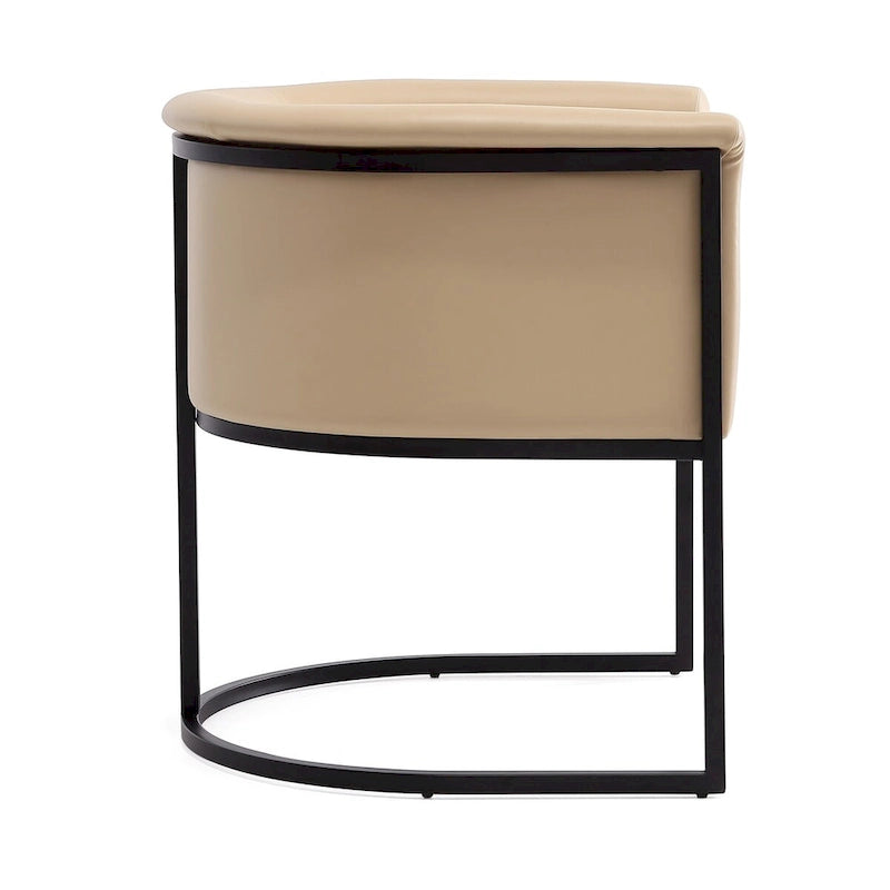 Mid-Century Modern Art-Deco Industrial Dining Chair