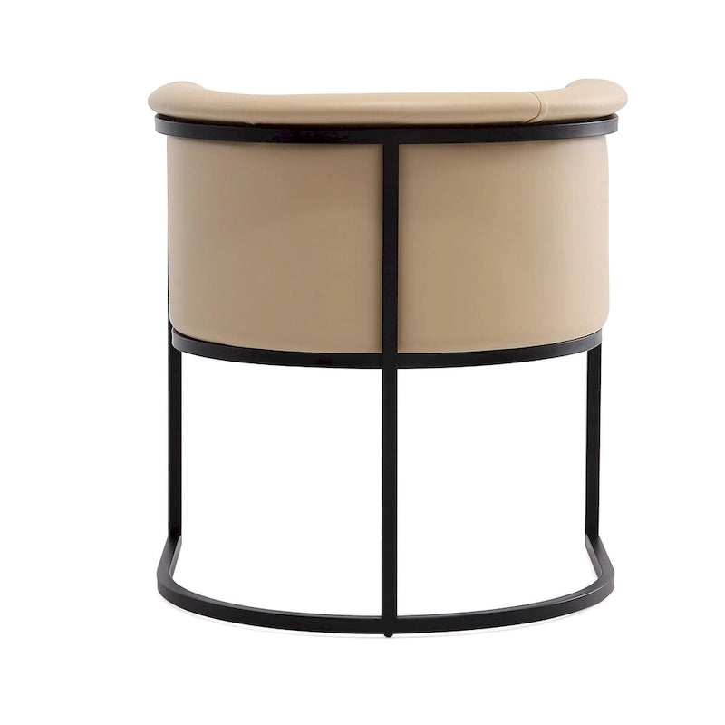 Mid-Century Modern Art-Deco Industrial Dining Chair