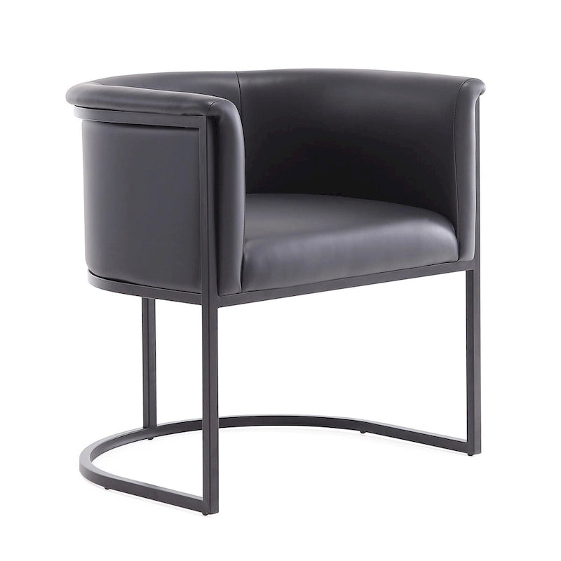 Mid-Century Modern Art-Deco Industrial Dining Chair