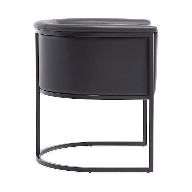 Mid-Century Modern Art-Deco Industrial Dining Chair