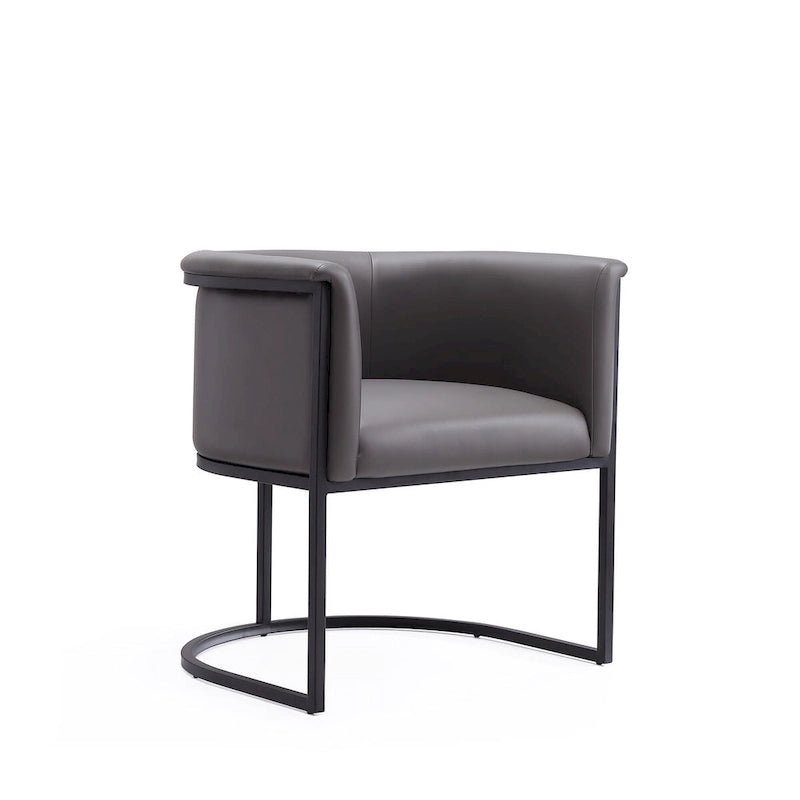Mid-Century Modern Art-Deco Industrial Dining Chair