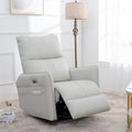 270° Power Swivel Rocker Recliner Chair with USB Ports