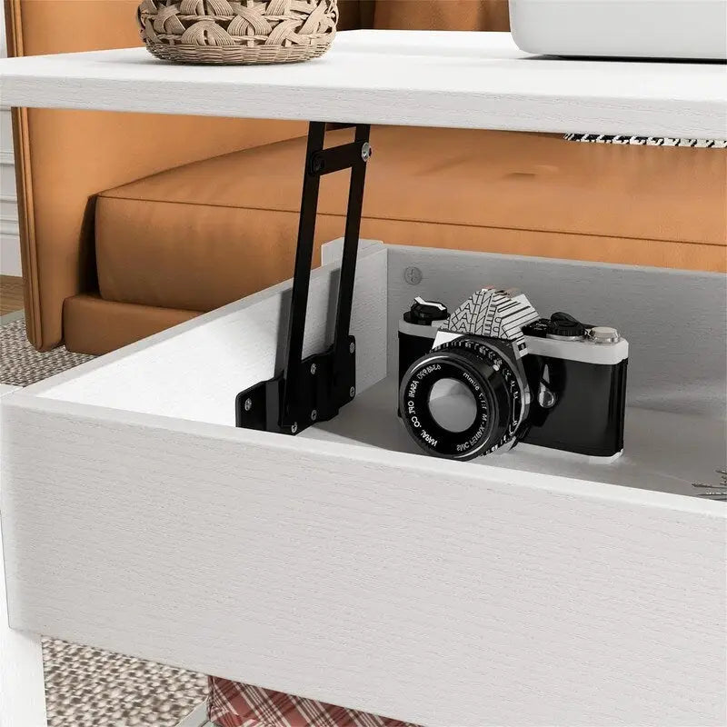 Lift Top Coffee Table with Hidden Compartment