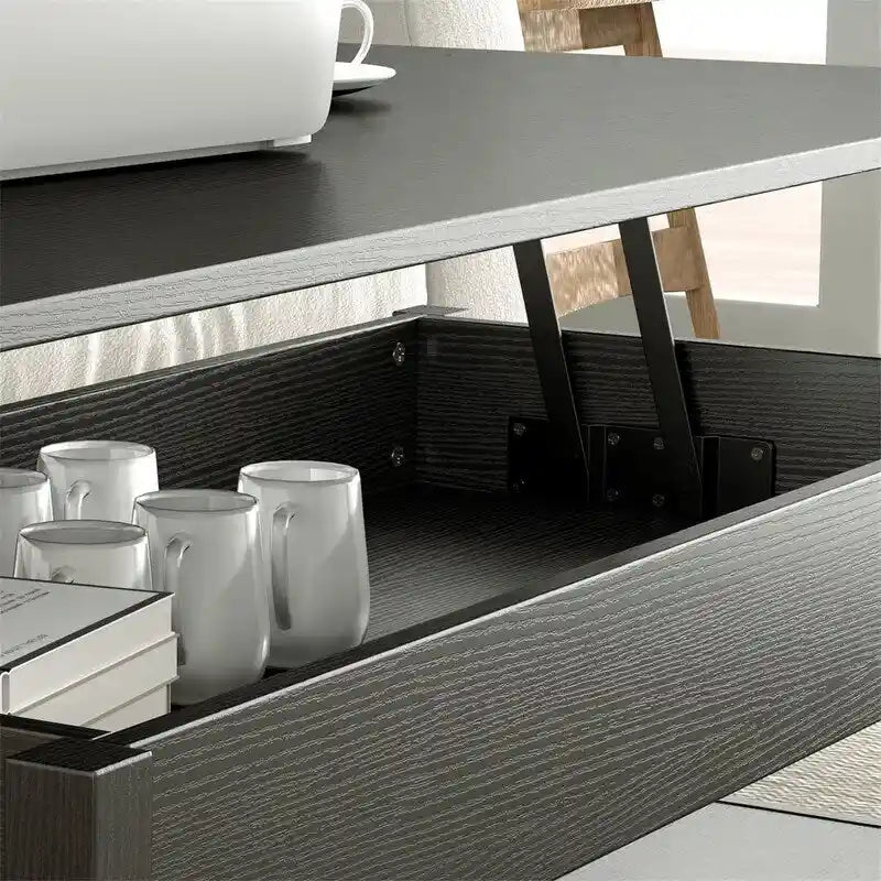 Lift Top Coffee Table with Hidden Compartment