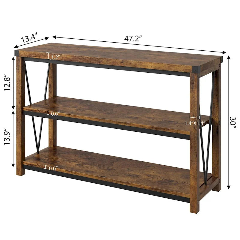 3-Tier Entryway Console Table