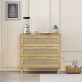 Rattan Storage Cabinet with Three-Drawer