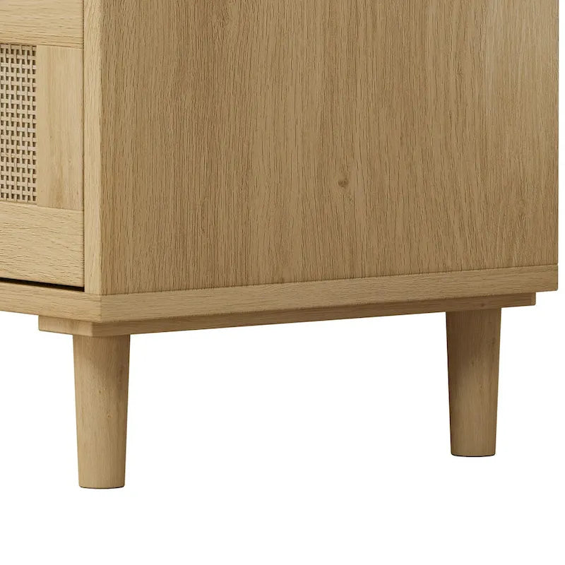 Rattan Storage Cabinet with Three-Drawer