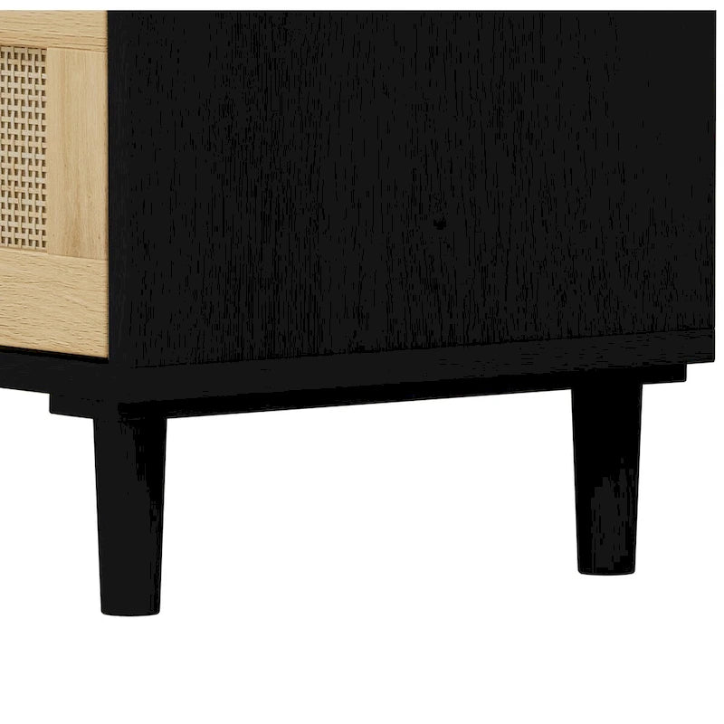 Rattan Storage Cabinet with Three-Drawer