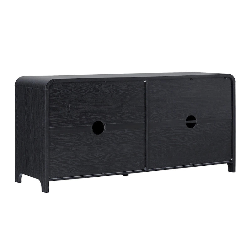 Modern 64-Inch Sideboard with Waterfall Edges